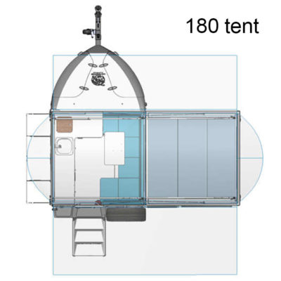 180 Tent Setup - Diagram